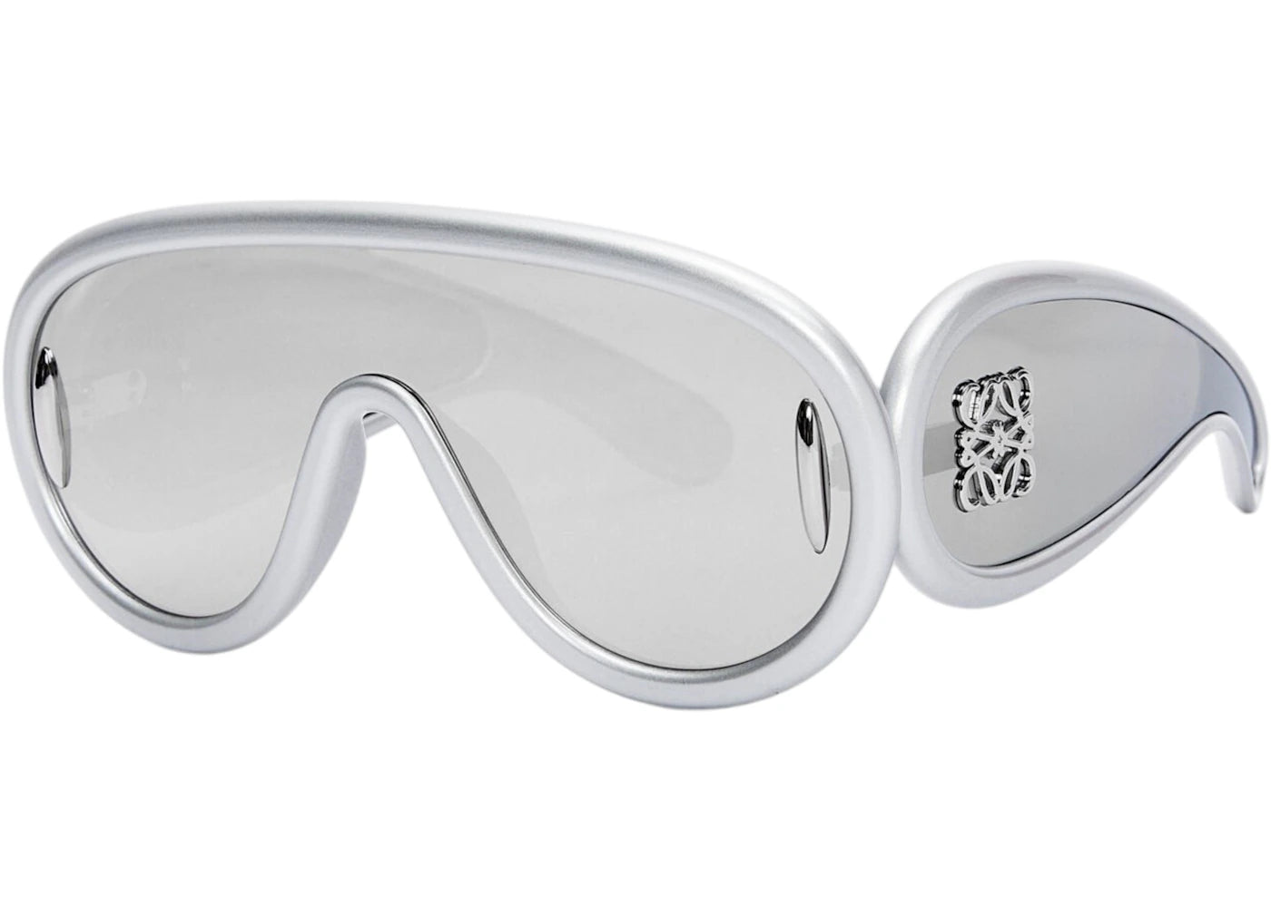 Loewe Wave Mask Sunglasses Silver