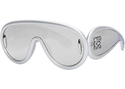 Loewe Wave Mask Sunglasses Silver