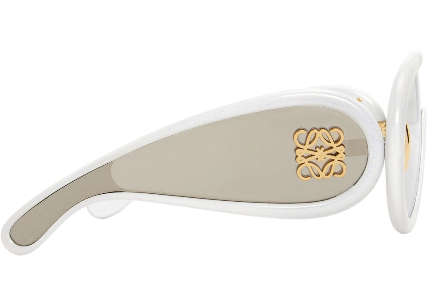 Loewe Wave Mask Sunglasses White Holographic