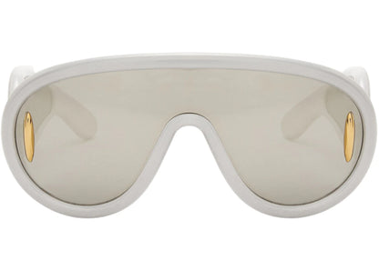 Loewe Wave Mask Sunglasses White Holographic