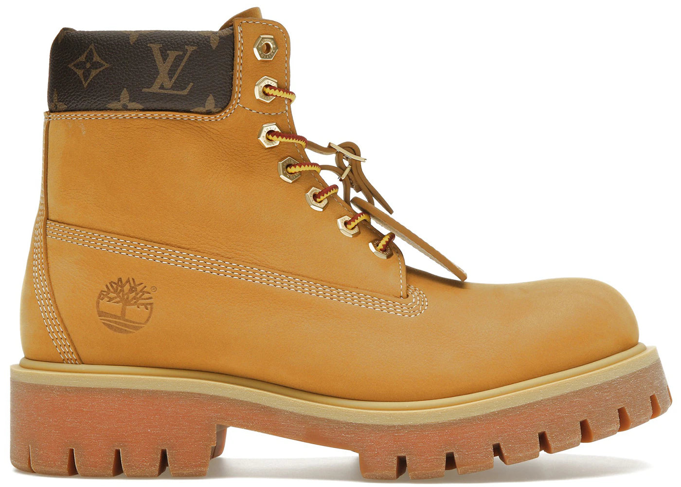 louis vuitton timberland 6" ankle boot wheat