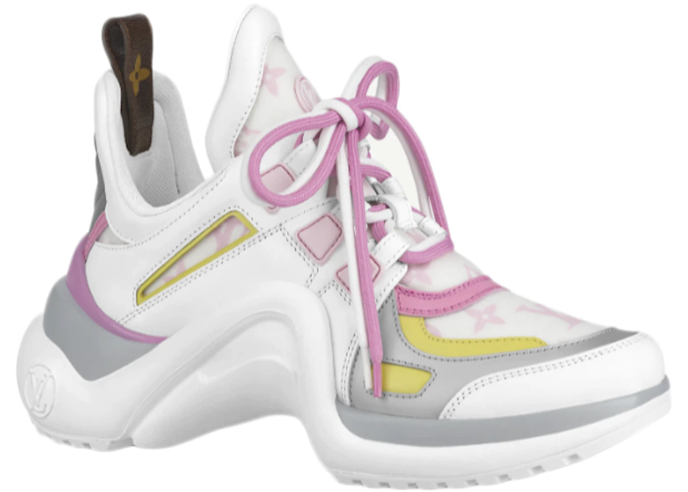 louis vuitton archlight pink yellow (women's)