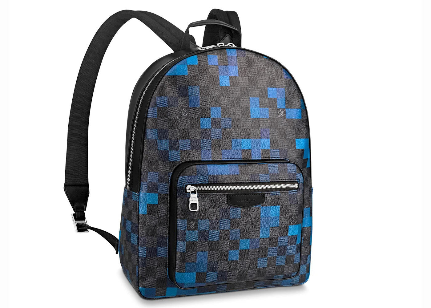 Louis Vuitton Josh Backpack Damier Graphite Pixel Blue