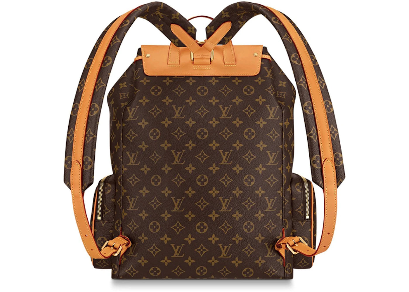 louis vuitton trio backpack monogram brown 