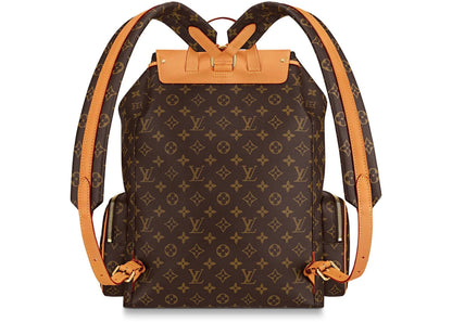 louis vuitton trio backpack monogram brown 