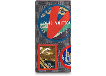 Louis Vuitton Brazza Wallet Damier Graphite Alps