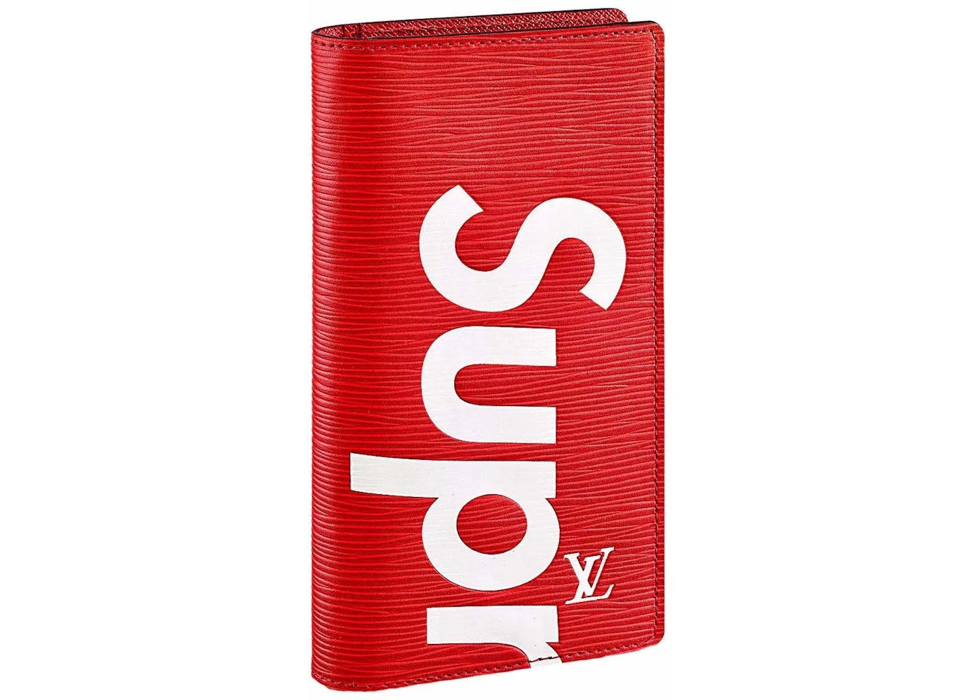 Louis Vuitton X Supreme Brazza Wallet Epi Red