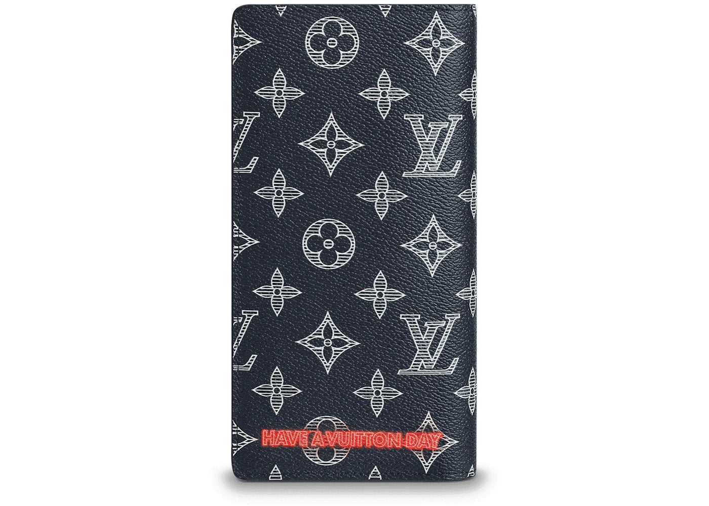 louis vuitton brazza wallet monogram upside down ink navy 