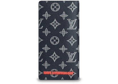 louis vuitton brazza wallet monogram upside down ink navy 