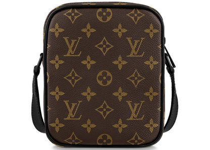 louis vuitton christopher wearable wallet monogram macassar brown/black 