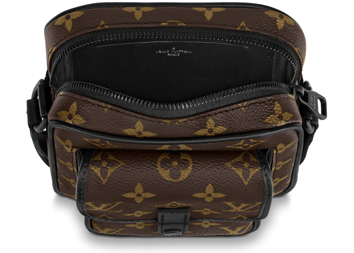 louis vuitton christopher wearable wallet monogram macassar brown/black 