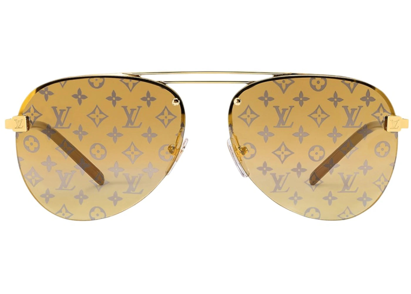 Louis Vuitton Clockwise Sunglasses Gold – Kicks Machine