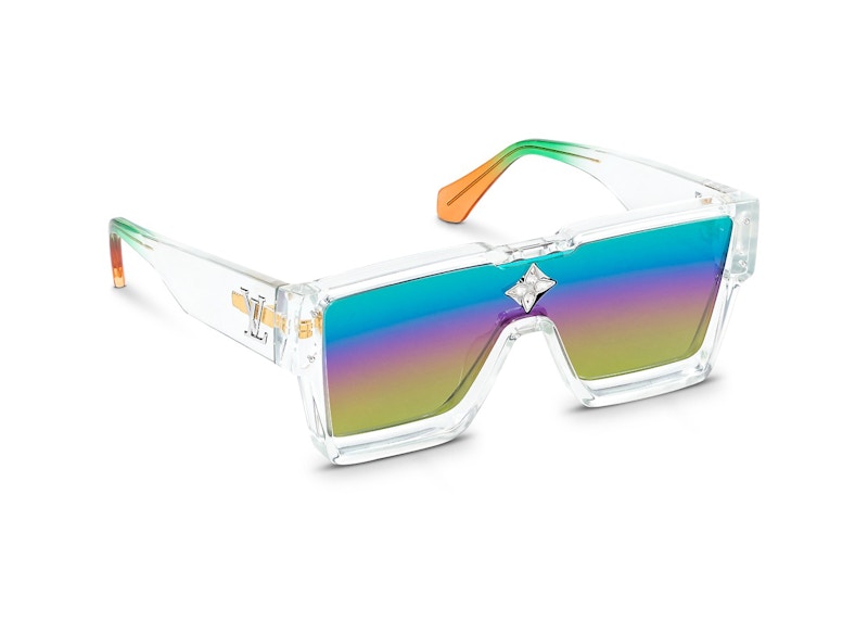 Louis Vuitton Cyclone Sunglasses Clear Multicolor Gradient (Z1832E)