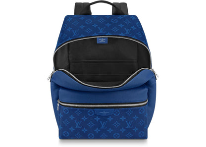 louis vuitton discovery backpack monogram pacific taiga pm blue 