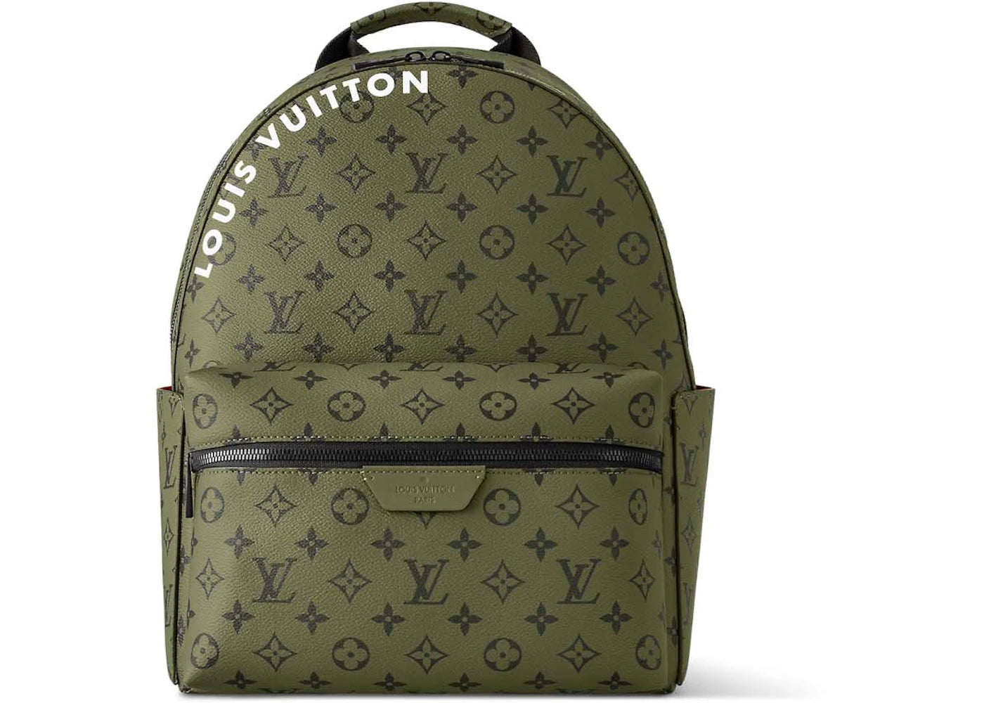 Louis Vuitton Discovery Backpack Pm Khaki Green/Vermillion Red