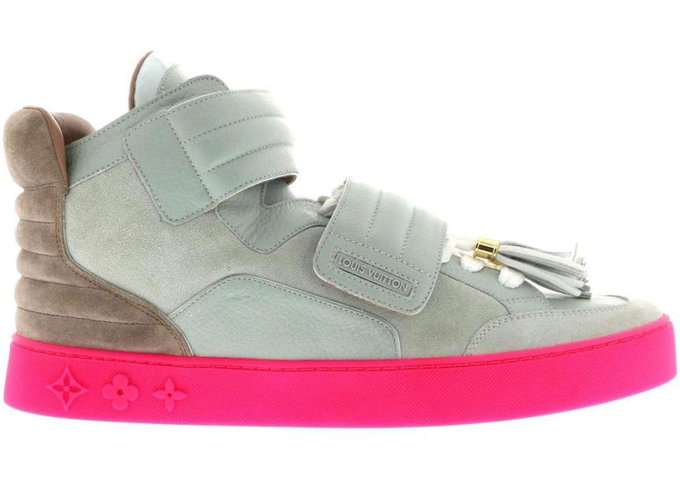 louis vuitton jaspers kanye patchwork zen grey pink