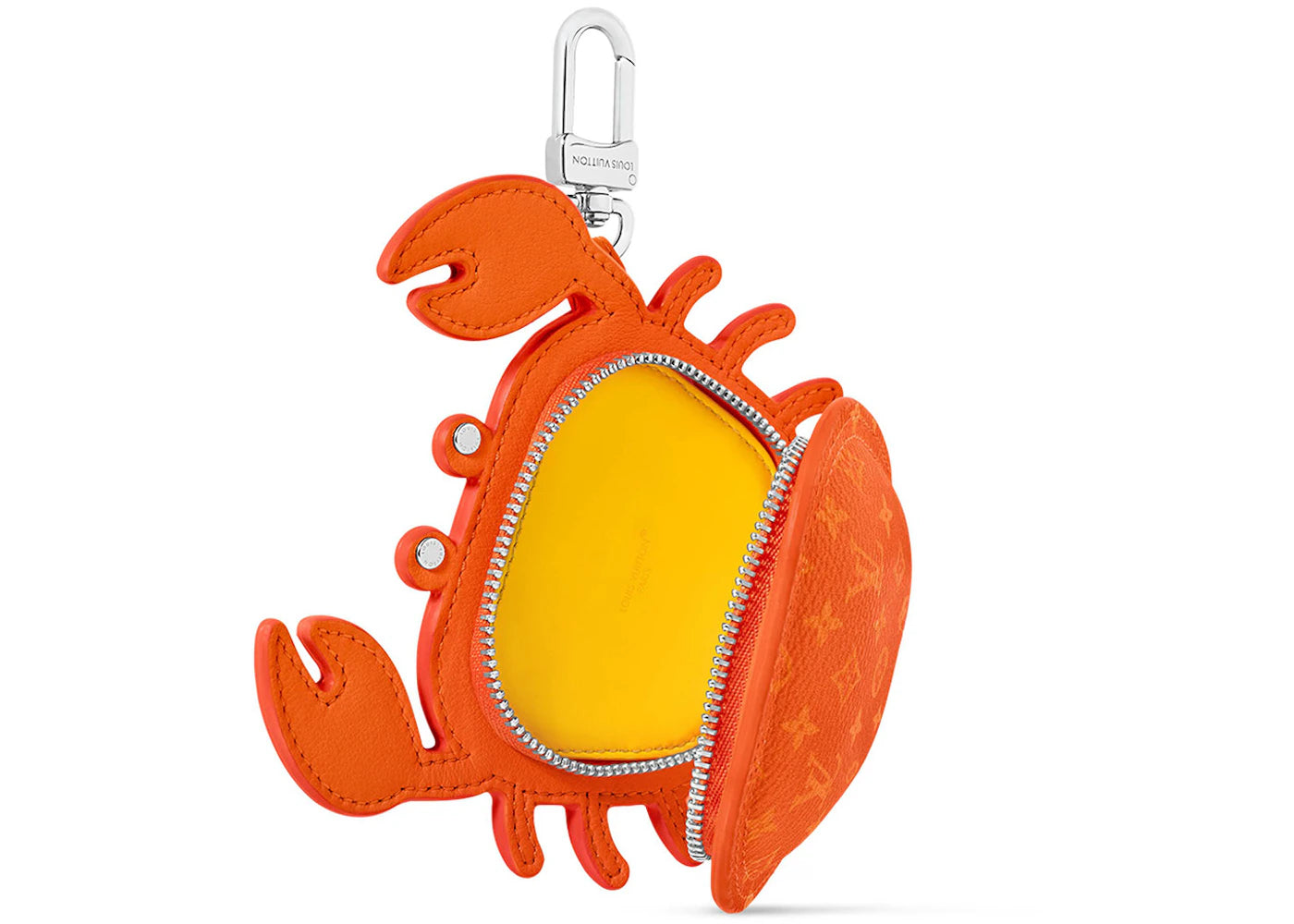 Louis Vuitton Lv Crab Bag Charm Orange
