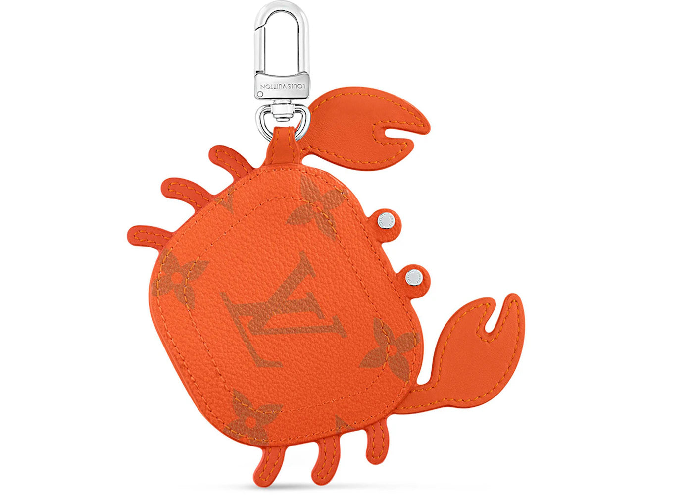 Louis Vuitton Lv Crab Bag Charm Orange