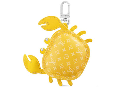 Louis Vuitton Lv Crab Bag Charm Yellow
