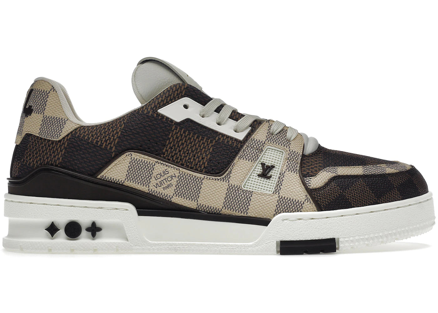 louis vuitton lv trainer #54 damier ebene multi