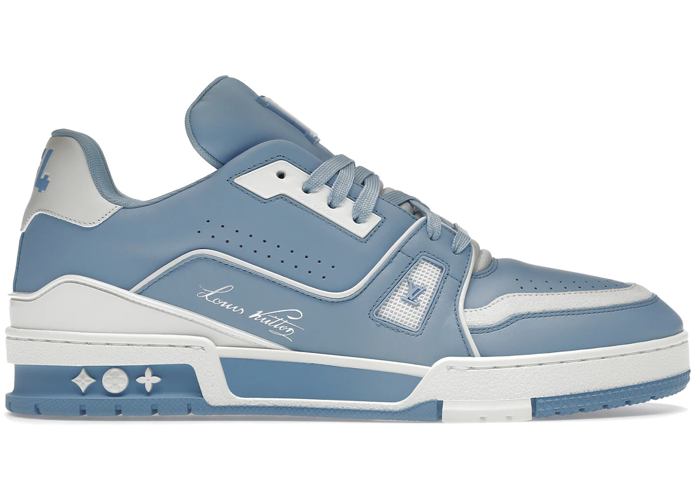 Louis Vuitton Lv Trainer #54 Light Blue White
