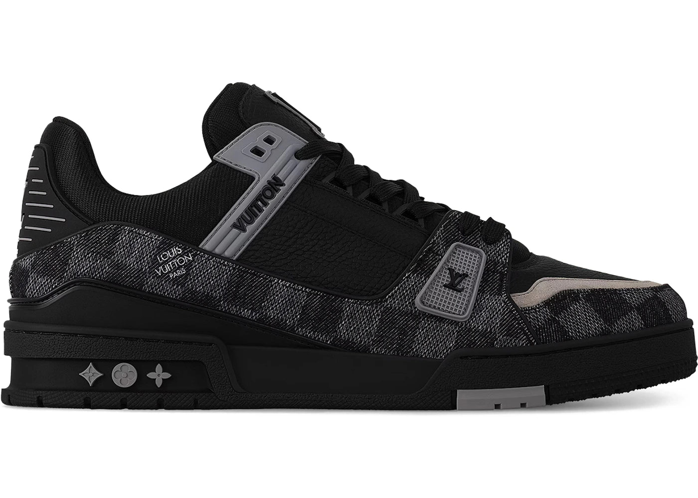 Louis Vuitton Lv Trainer Black Damier Denim