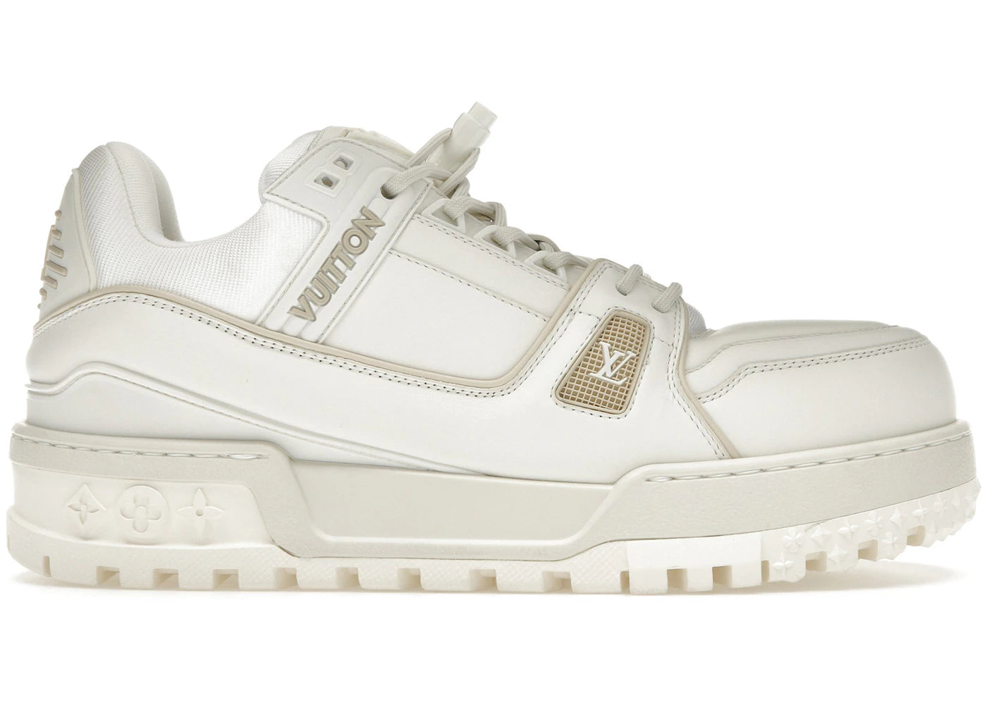 louis vuitton lv trainer maxi sneaker white