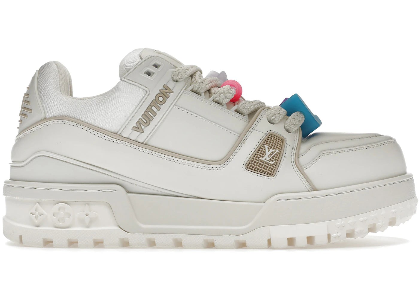 louis vuitton lv trainer maxi white
