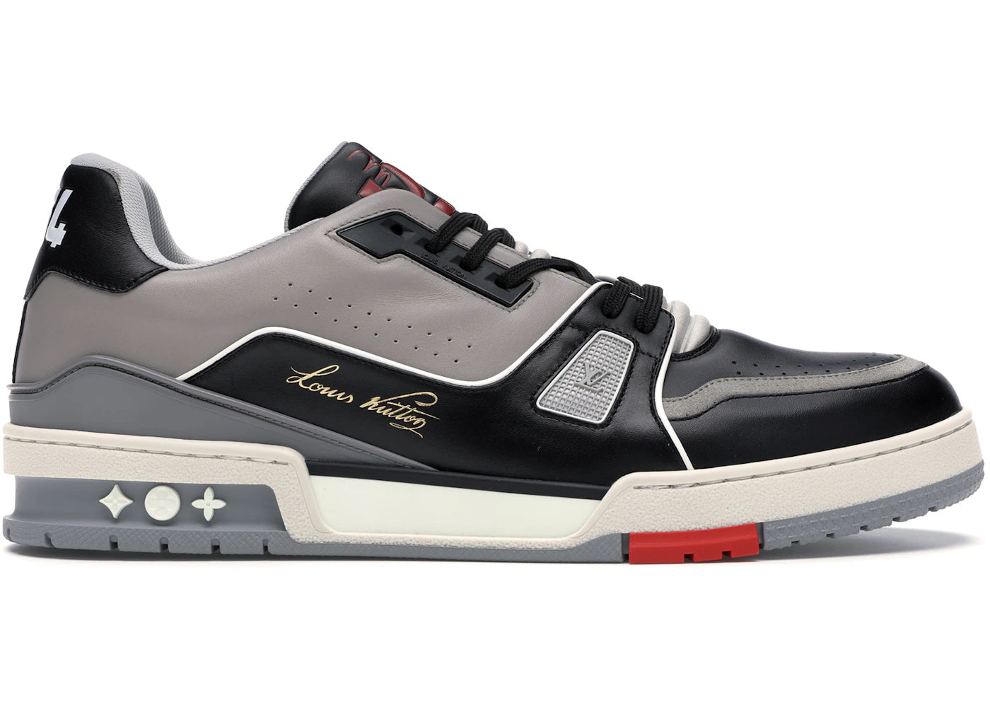 Louis Vuitton Lv Trainer Sneaker Low Black Grey