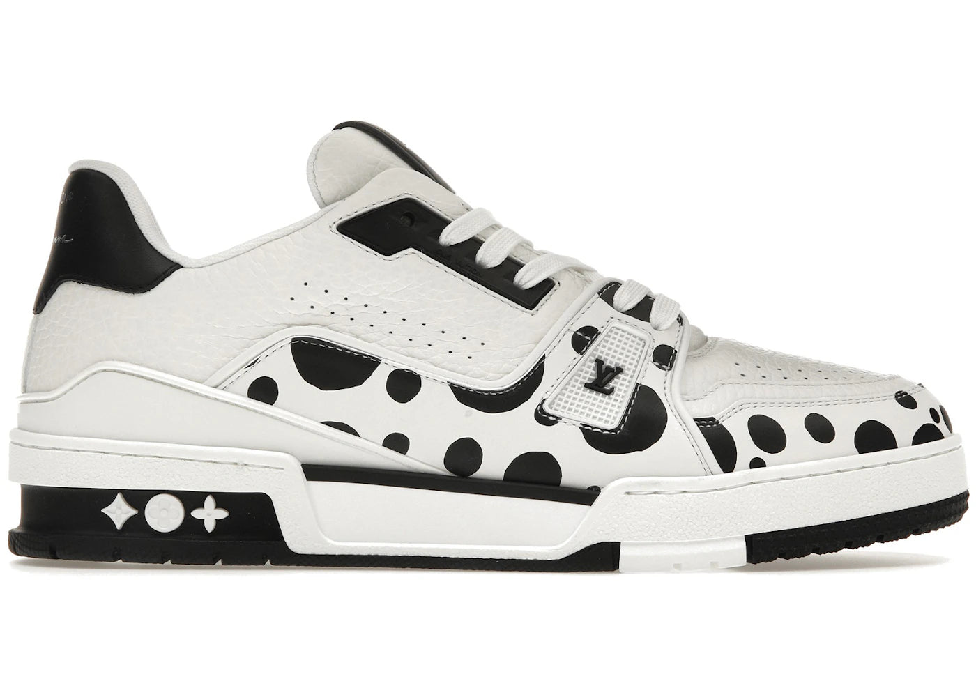 Louis Vuitton Lv Trainer Yayoi Kusama Black White