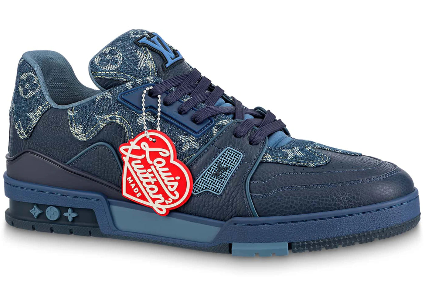 louis vuitton lv trainer x nigo blue demin