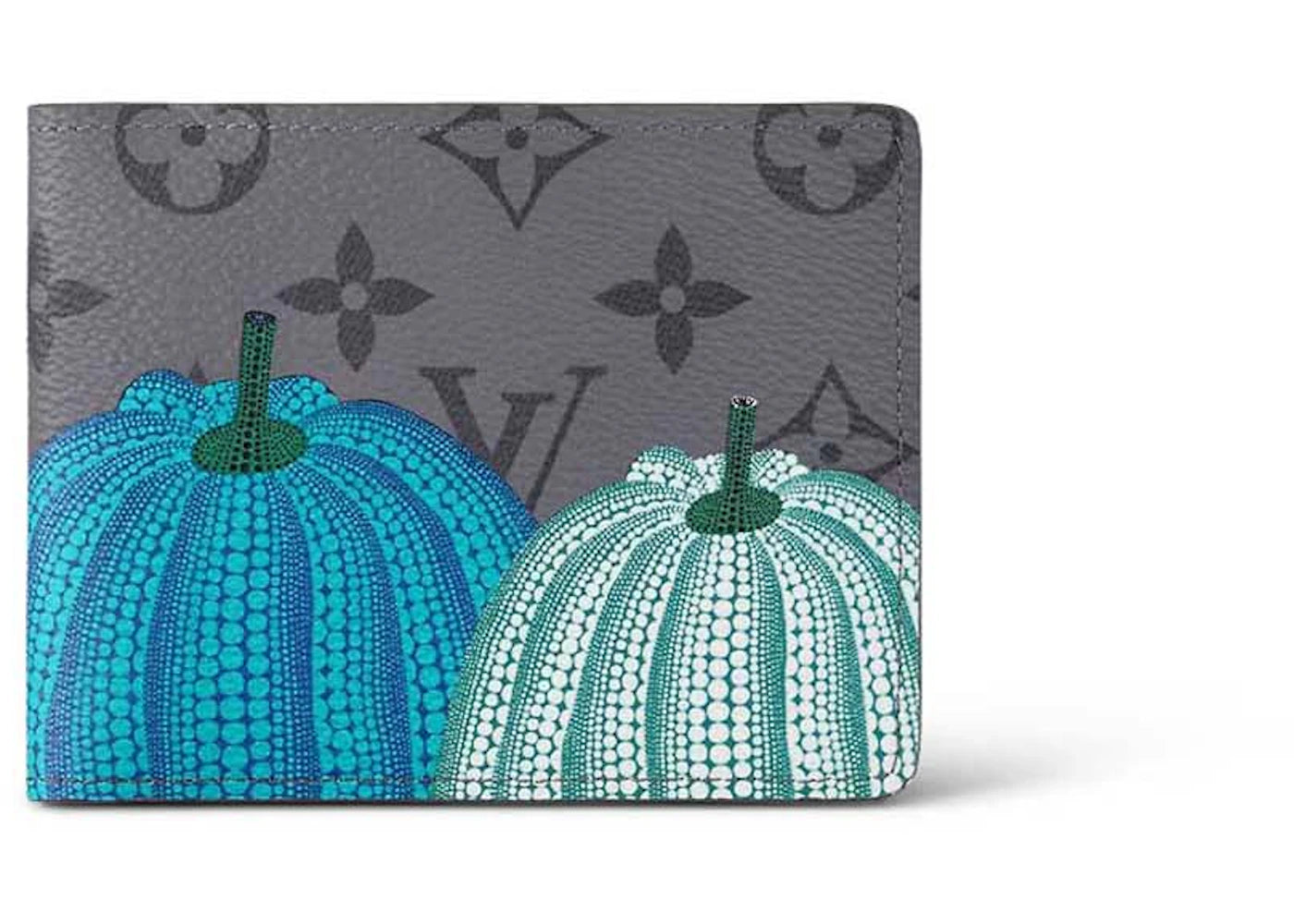 Louis Vuitton Lv X Yk Slender Wallet Pumpkin Print