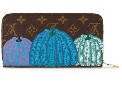 Louis Vuitton Lv X Yk Zippy Wallet Pumpkin Print