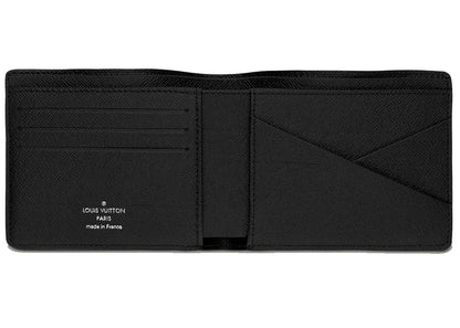 louis vuitton multiple wallet (3 card slot) epi black 