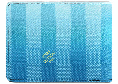 louis vuitton multiple wallet damier stripes gradient blue 