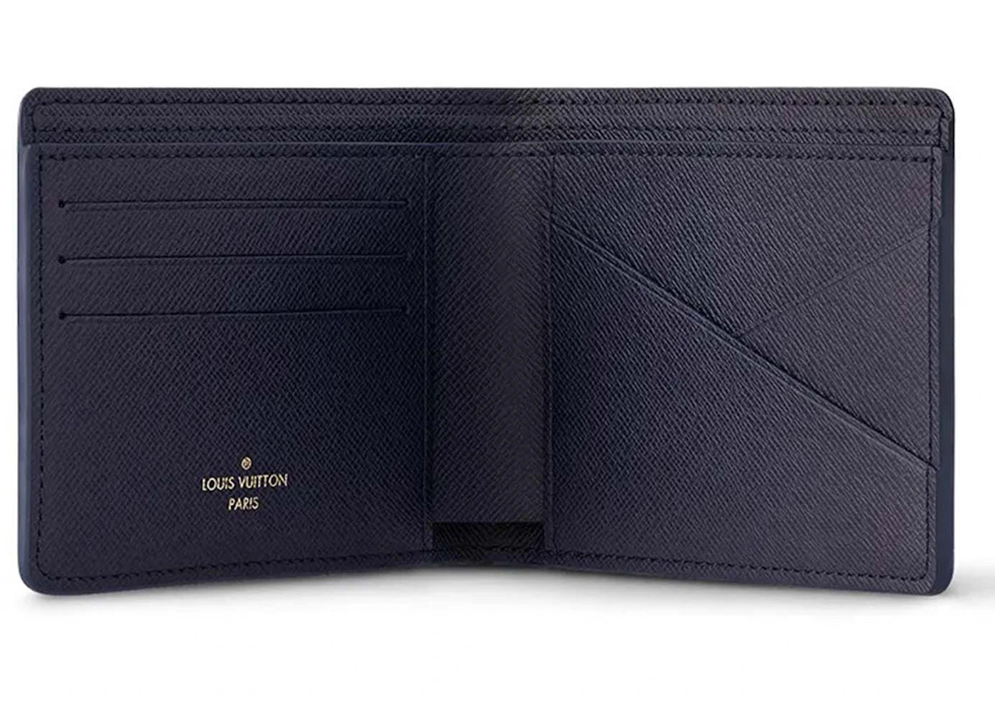 louis vuitton multiple wallet ink blue 