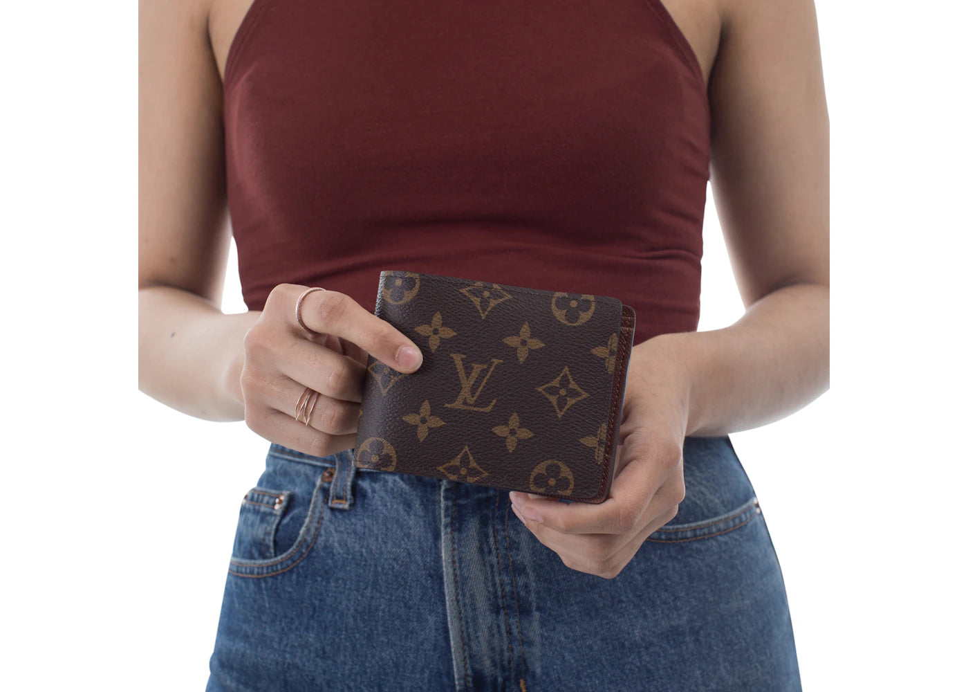 louis vuitton multiple wallet monogram brown 