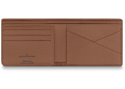 louis vuitton multiple wallet monogram eclipse (5 card slot) patchwork black/blue 