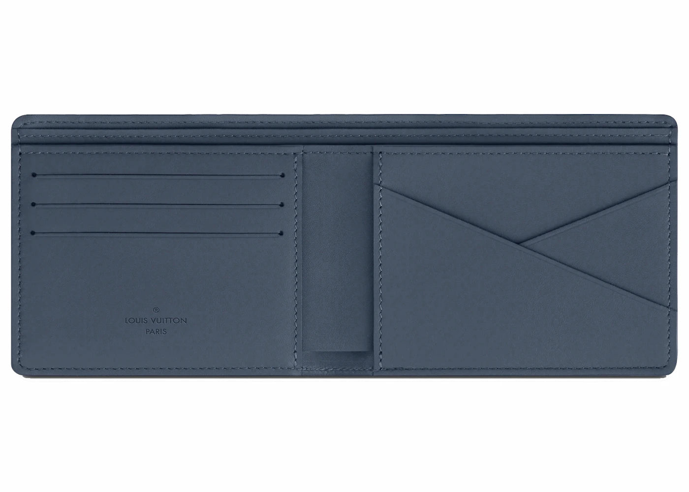 louis vuitton multiple wallet monogram shadow navy blue 