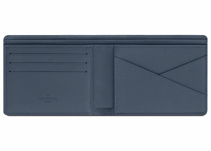 louis vuitton multiple wallet monogram shadow navy blue 