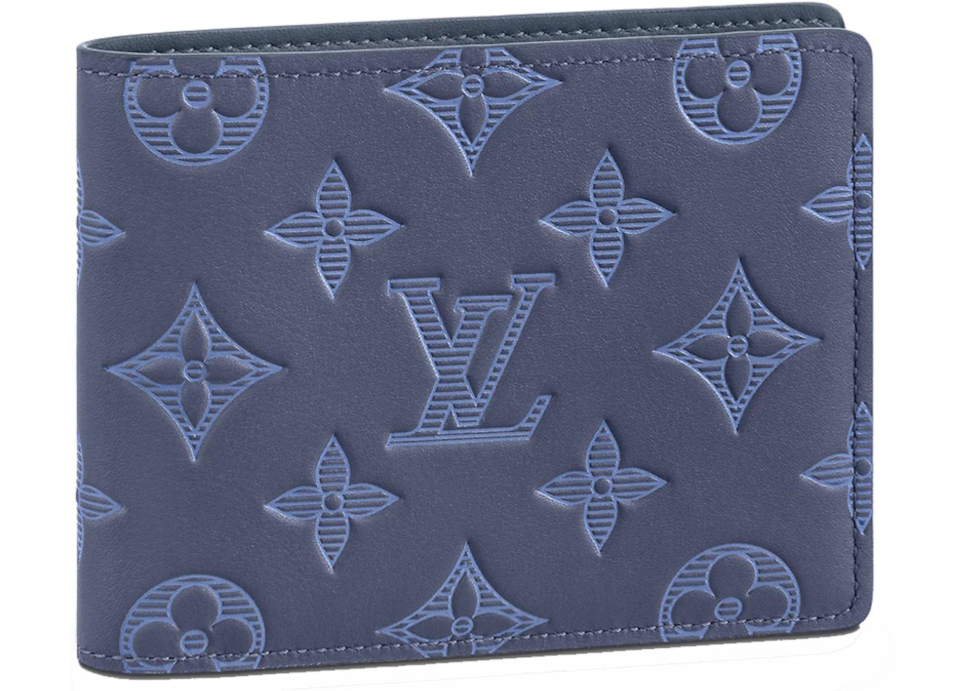 Louis Vuitton Multiple Wallet Monogram Shadow Navy Blue