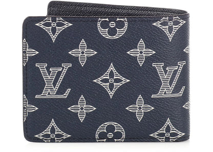 louis vuitton multiple wallet savane monogram chapman ink 