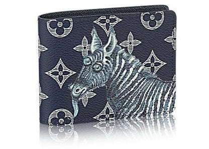 Louis Vuitton Multiple Wallet Savane Monogram Chapman Ink