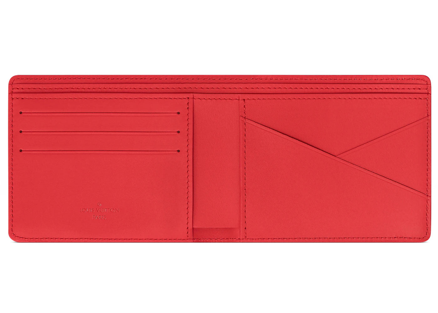 louis vuitton multiple wallet white damier spray 