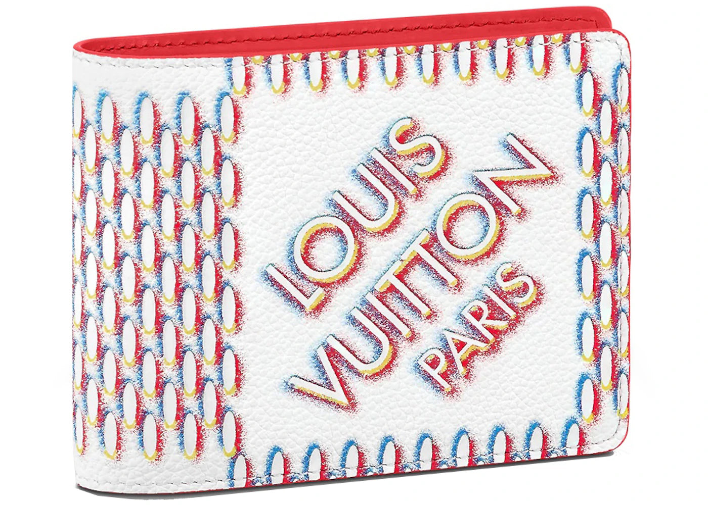 Louis Vuitton Multiple Wallet White Damier Spray