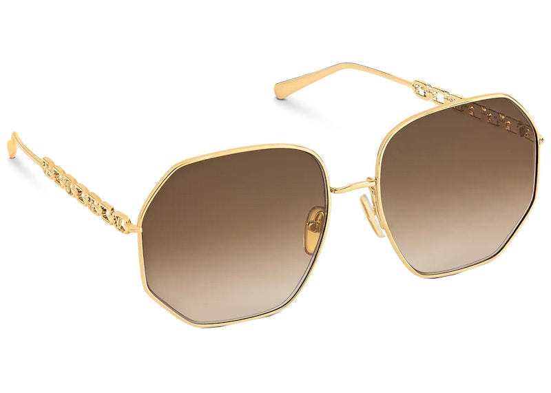 Louis Vuitton My Lv Chain Round Sunglasses Gold (Z1650E/W)