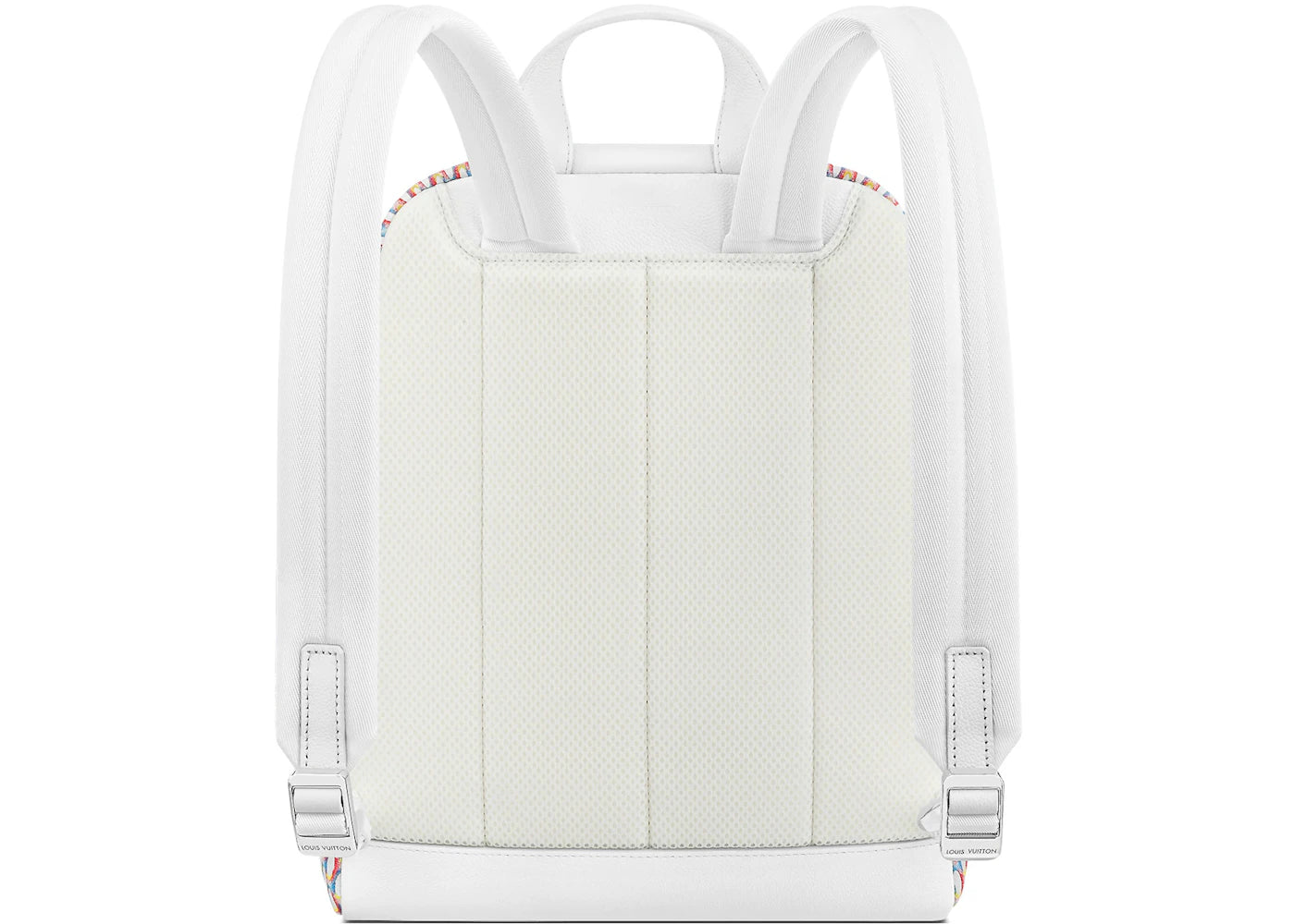 louis vuitton racer backpack white damier spray 