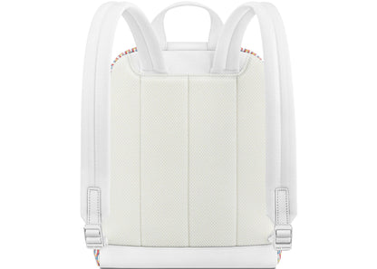 louis vuitton racer backpack white damier spray 