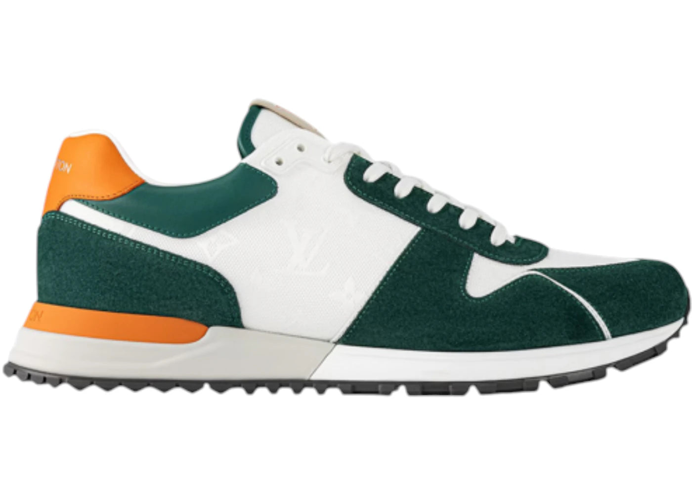 Louis Vuitton Run Away Sneaker Monogram Green White Orange