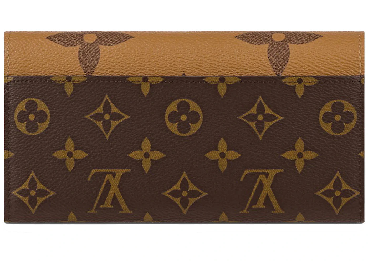 Louis Vuitton Sarah Wallet Monogram Reverse Brown